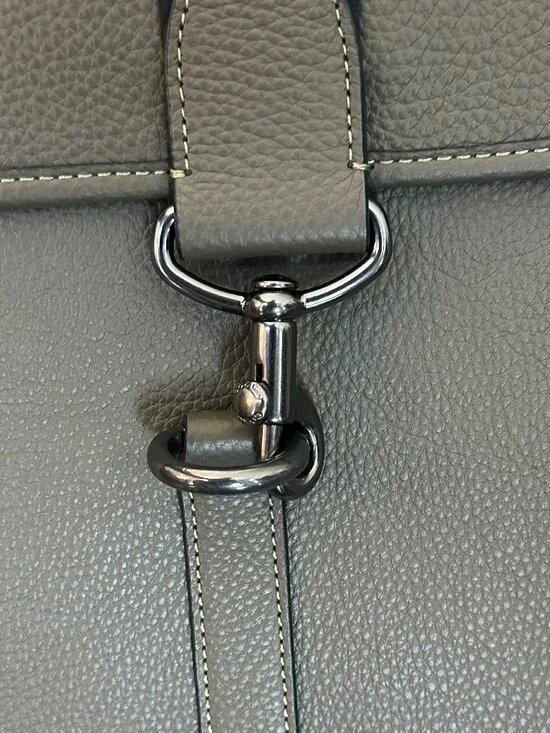 Coach Olive Green Blaine Pebble Leather Backpack *NWOT* - Picture 6 of 15